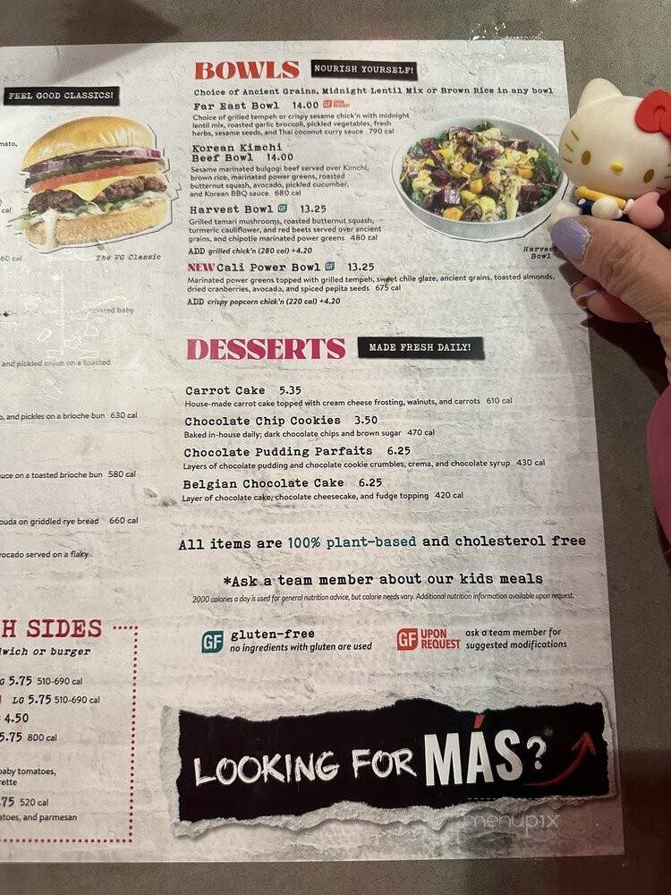 Veggie Grill - Woodland Hills, CA menu_pic