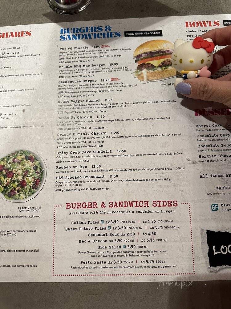 Veggie Grill - Woodland Hills, CA menu_pic