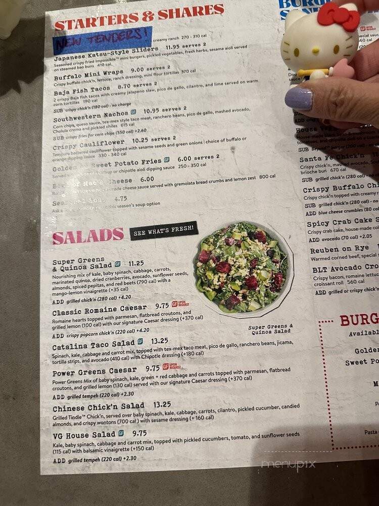 Veggie Grill - Woodland Hills, CA menu_pic