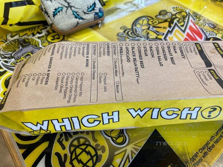 Which Wich - Los Angeles, CA menu_pic