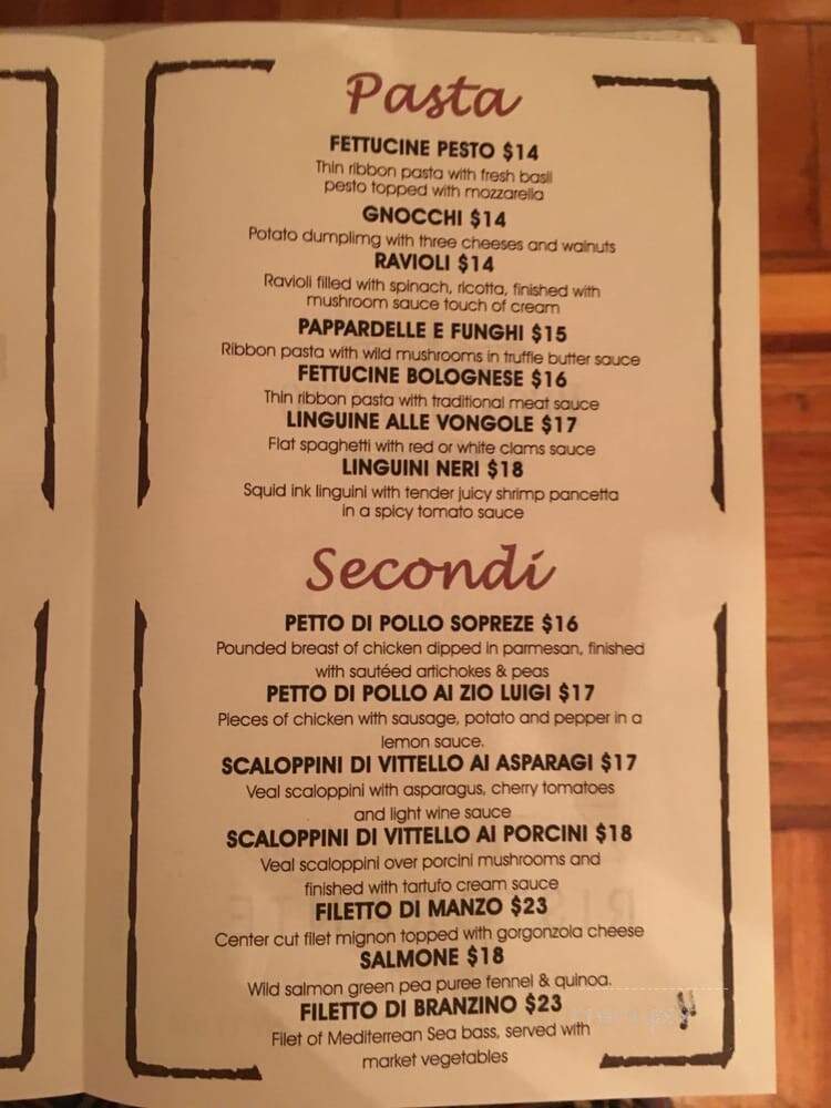 Zio Luigi - Sunnyside, NY menu_pic
