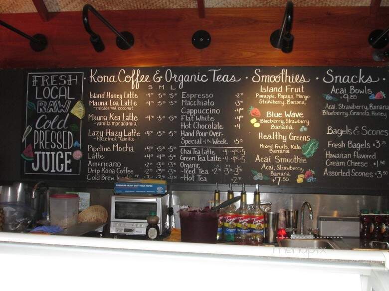 Aloha Coffee - Honolulu, HI menu_pic