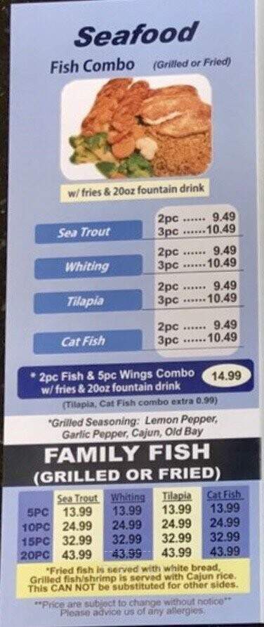 americas best wings laurel - Laurel, MD menu_pic