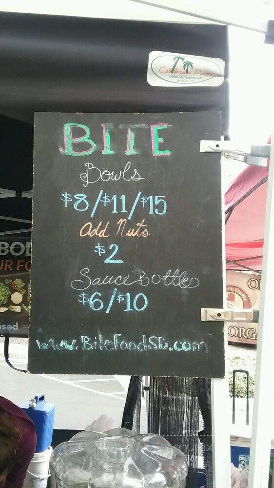Bite Food San Diego - San Diego, CA menu_pic