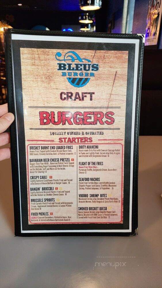 Bleus Burger - Foley, AL menu_pic