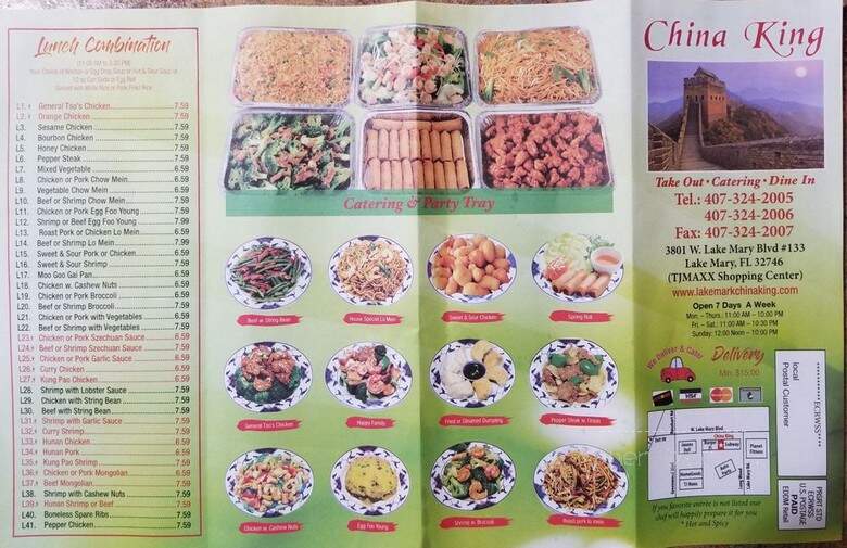China King - Lake Mary, FL menu_pic