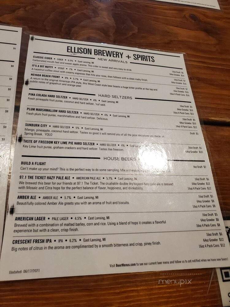 Ellison Brewery & Spirits - East Lansing, MI
