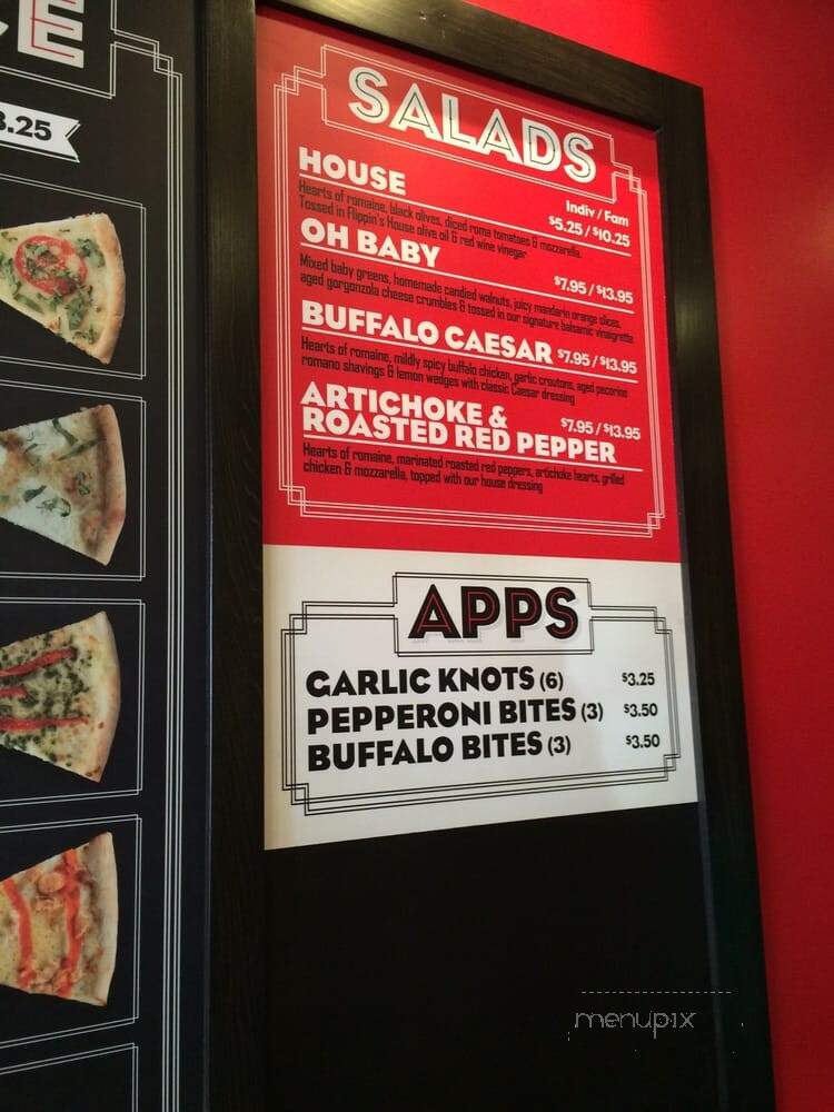 Flippin' Pizza - San Diego, CA menu_pic