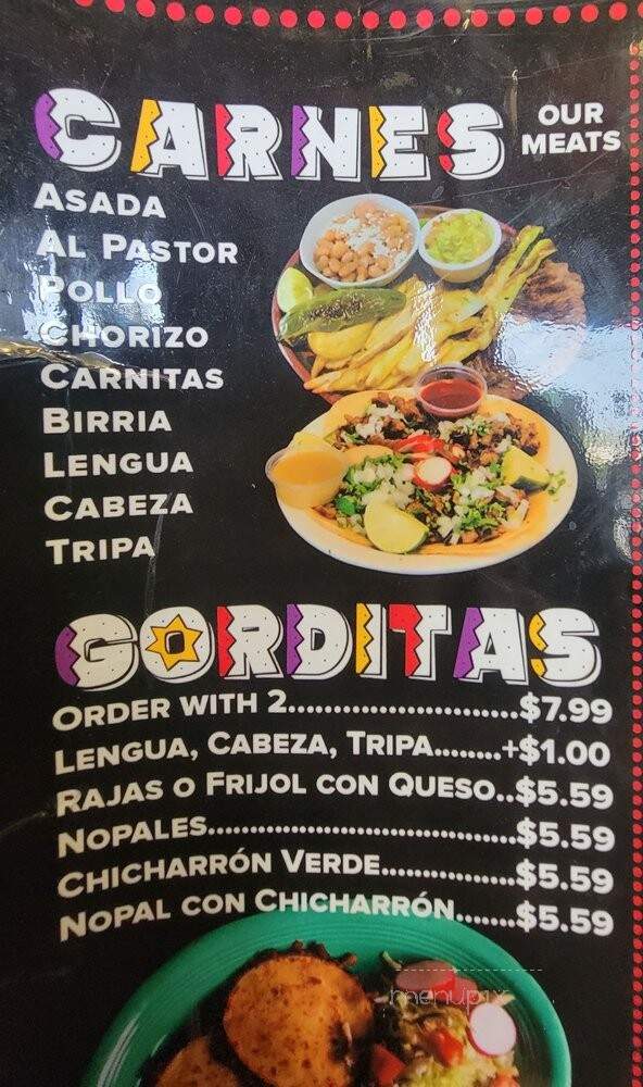 Flor Mia Sabor a Mexico - Fontana, CA menu_pic