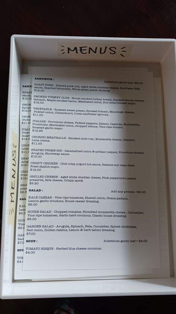 Herb 'n Twine - Cleveland, OH menu_pic