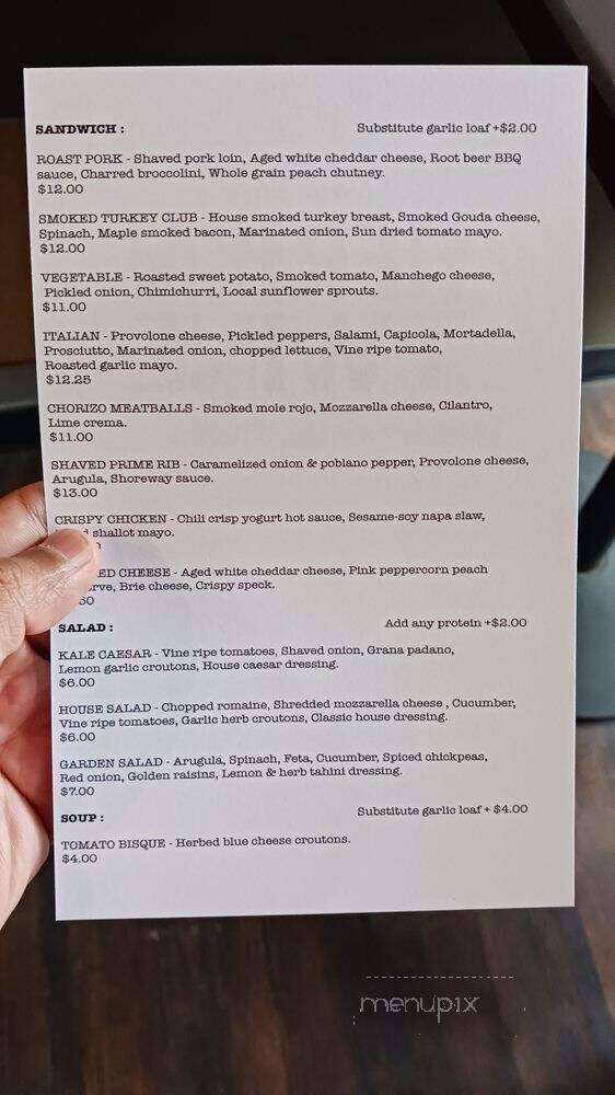 Herb 'n Twine - Cleveland, OH menu_pic