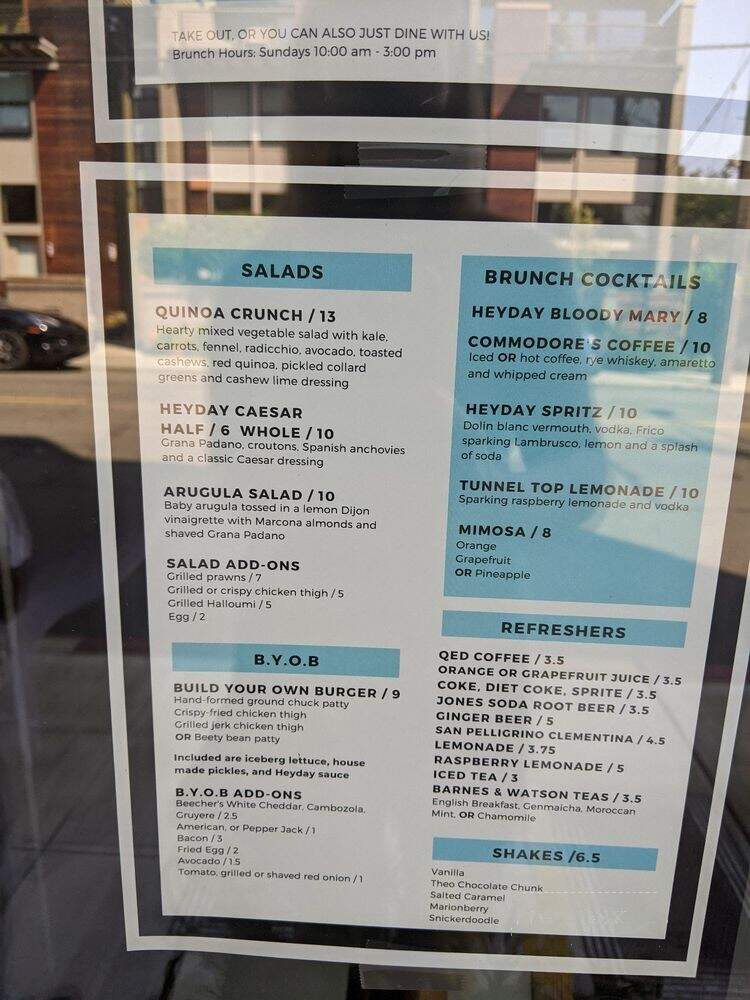 Heyday - Seattle, WA