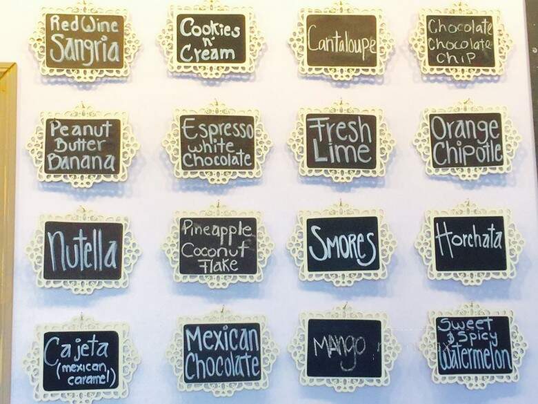 Icy Rush Co - Los Angeles, CA menu_pic