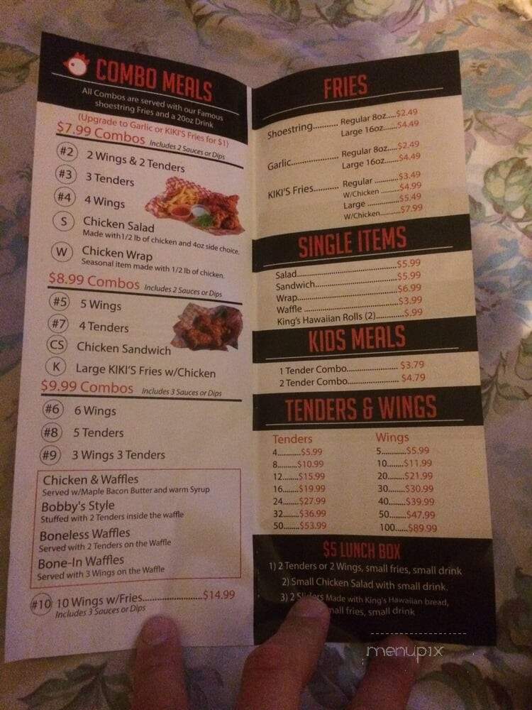 Kiki's Chicken Place - Sacramento, CA menu_pic
