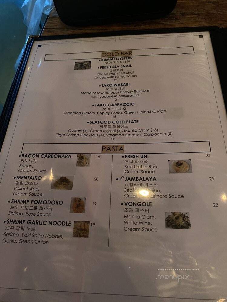 Kitchen Sooda - Los Angeles, CA menu_pic