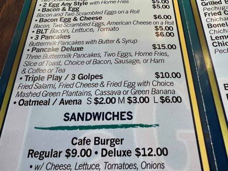LaGuardia Cafe - East Elmhurst, NY menu_pic