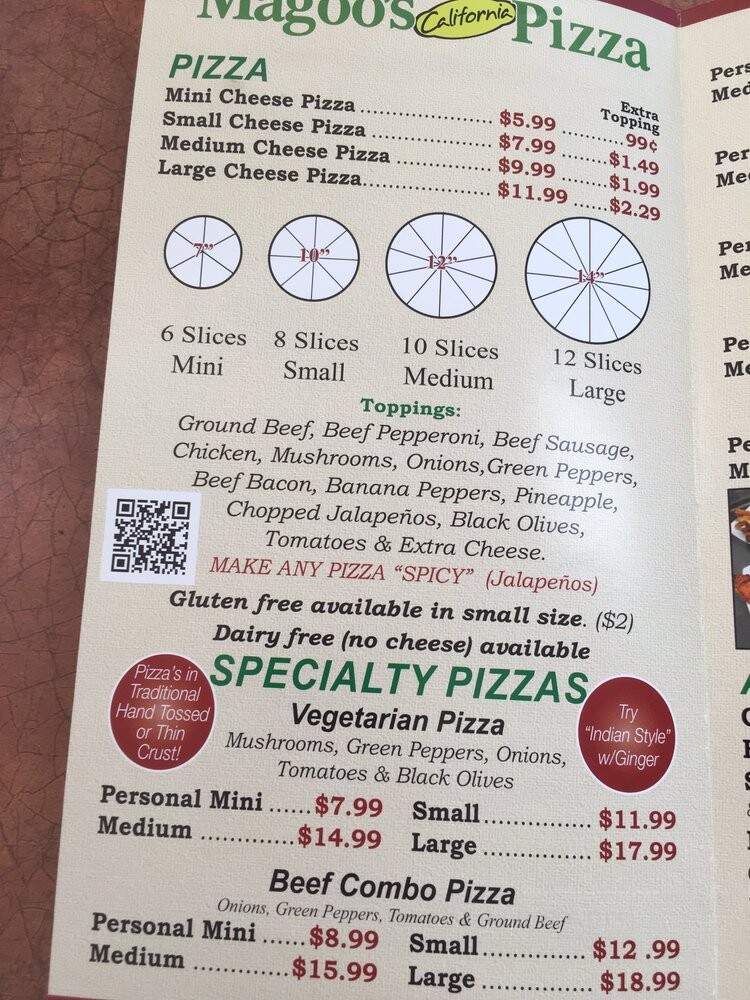 Magoo's California Pizza - Avon, IN