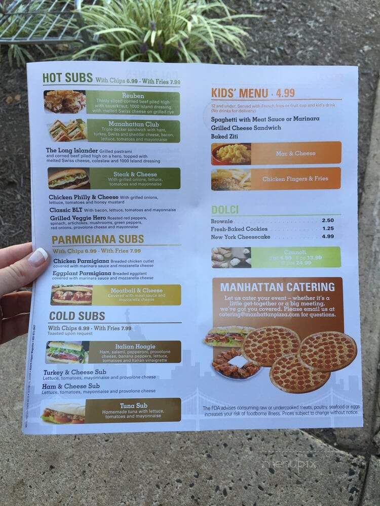Manhattan Pizza - Warrenton, VA menu_pic