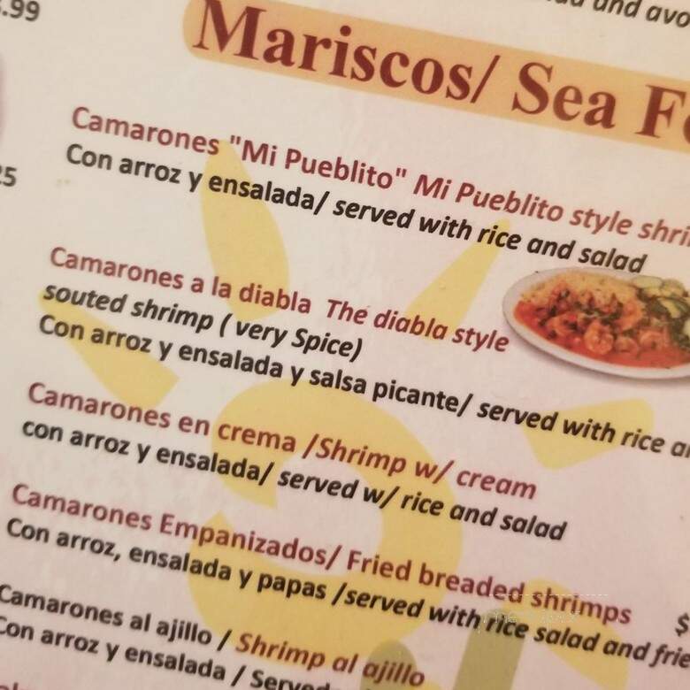 Mi Pueblito Orient Heights - East Boston, MA menu_pic
