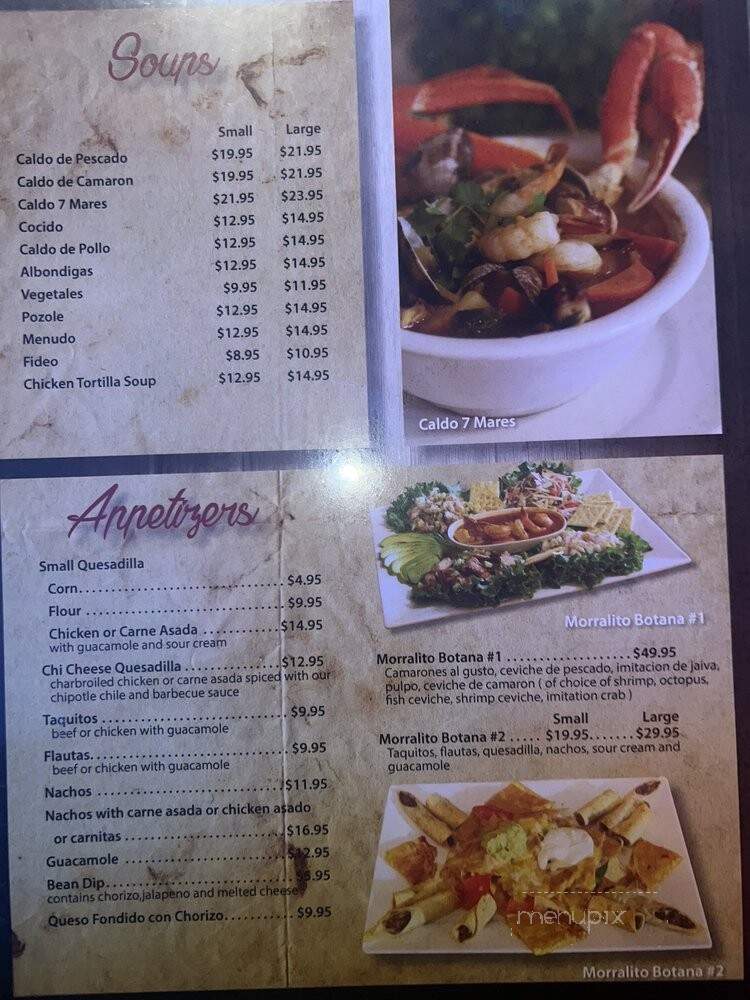 Morralito Mexican Grill - Duarte, CA menu_pic