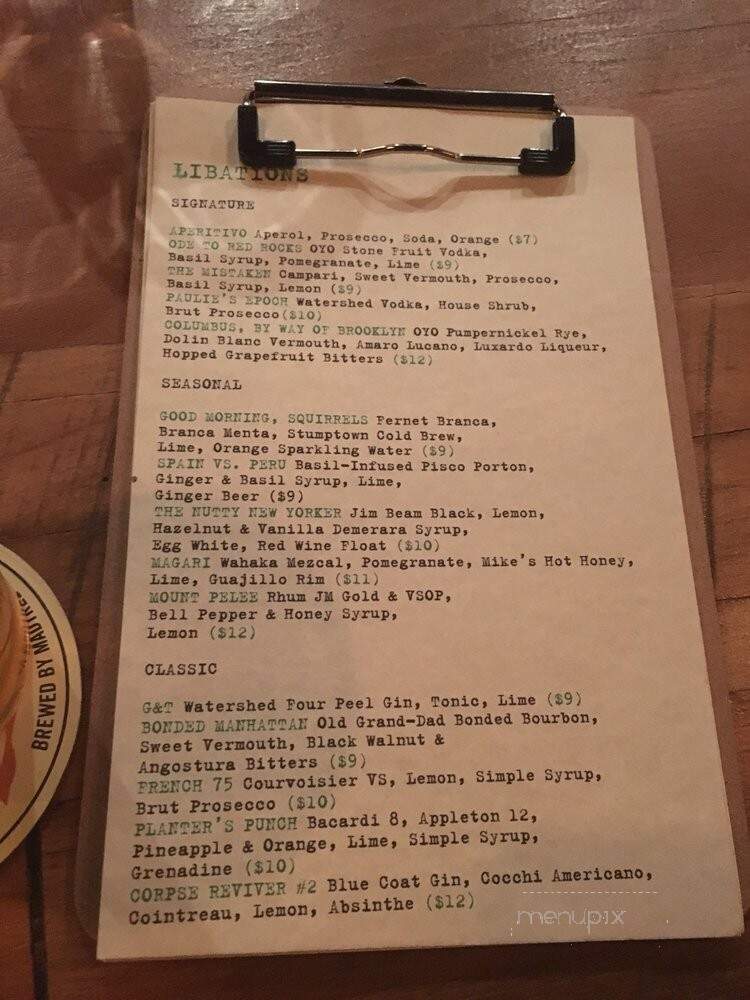 Paulie Gee's Short North - Columbus, OH menu_pic