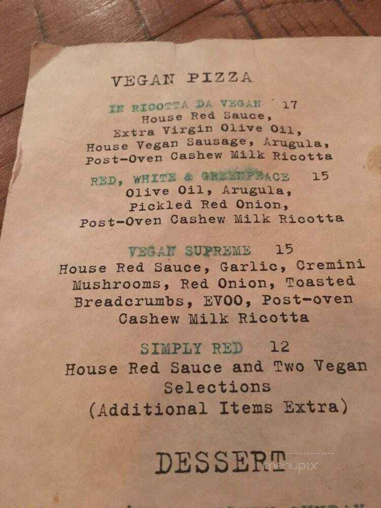 Paulie Gee's Short North - Columbus, OH menu_pic