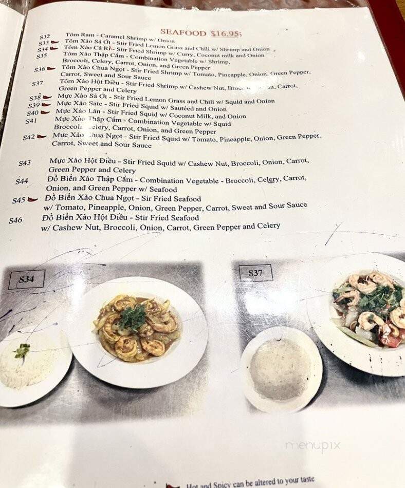 Pho Dulles 75 - Herndon, VA menu_pic