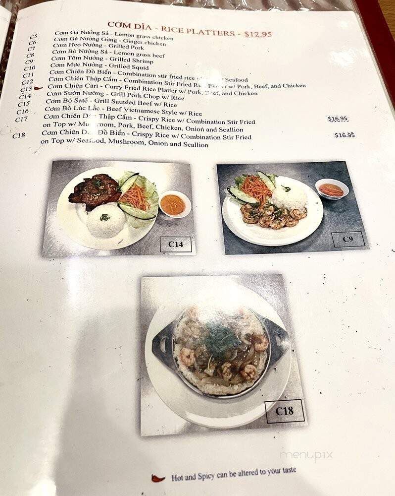 Pho Dulles 75 - Herndon, VA menu_pic