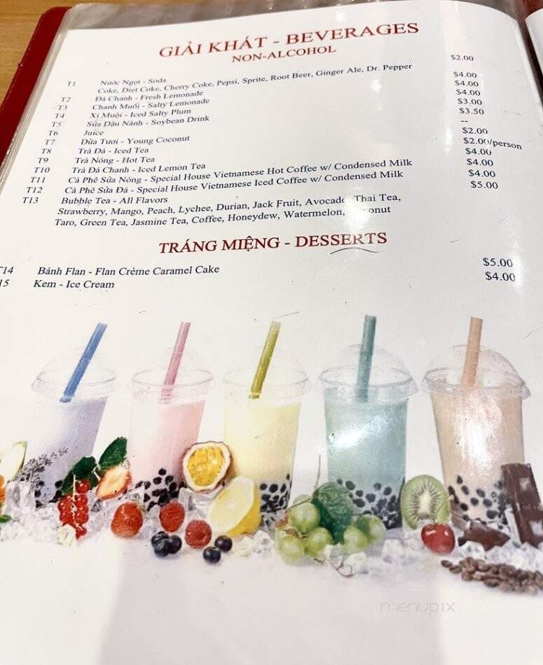 Pho Dulles 75 - Herndon, VA menu_pic