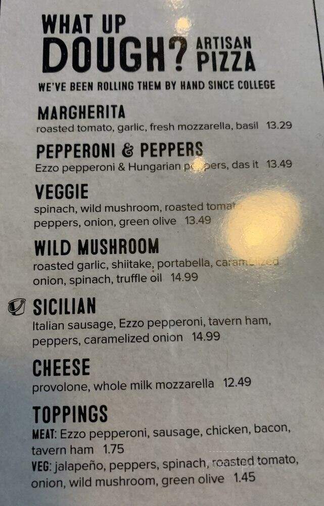 Rusty Bucket Restaurant and Tavern - Charlotte, NC menu_pic