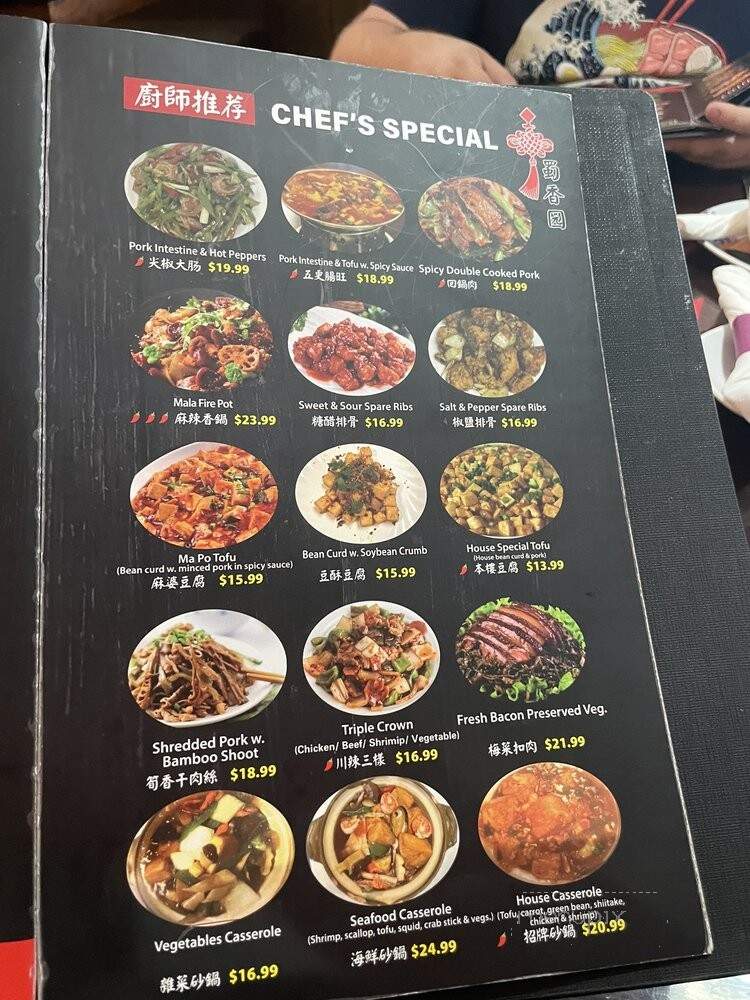 Sichuan Hot Pot & Asian Cuisine - Nashville, TN menu_pic