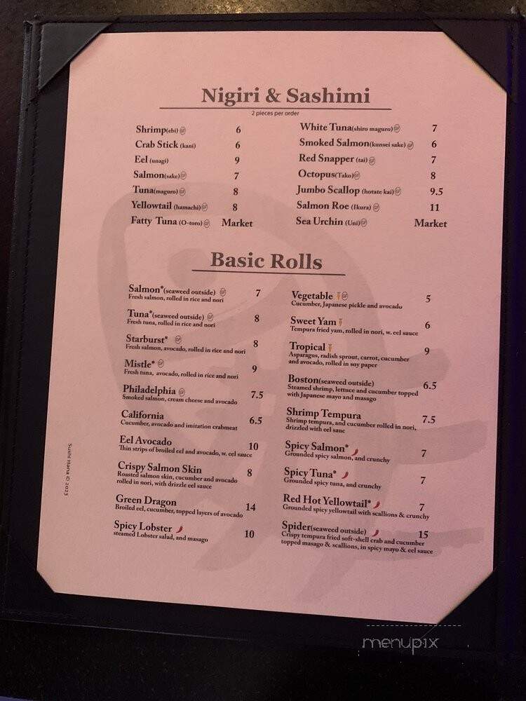 Sushi Hana - Tulsa, OK menu_pic