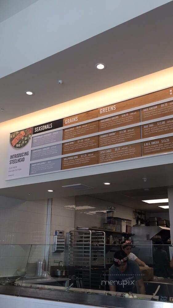 sweetgreen - Los Angeles, CA menu_pic