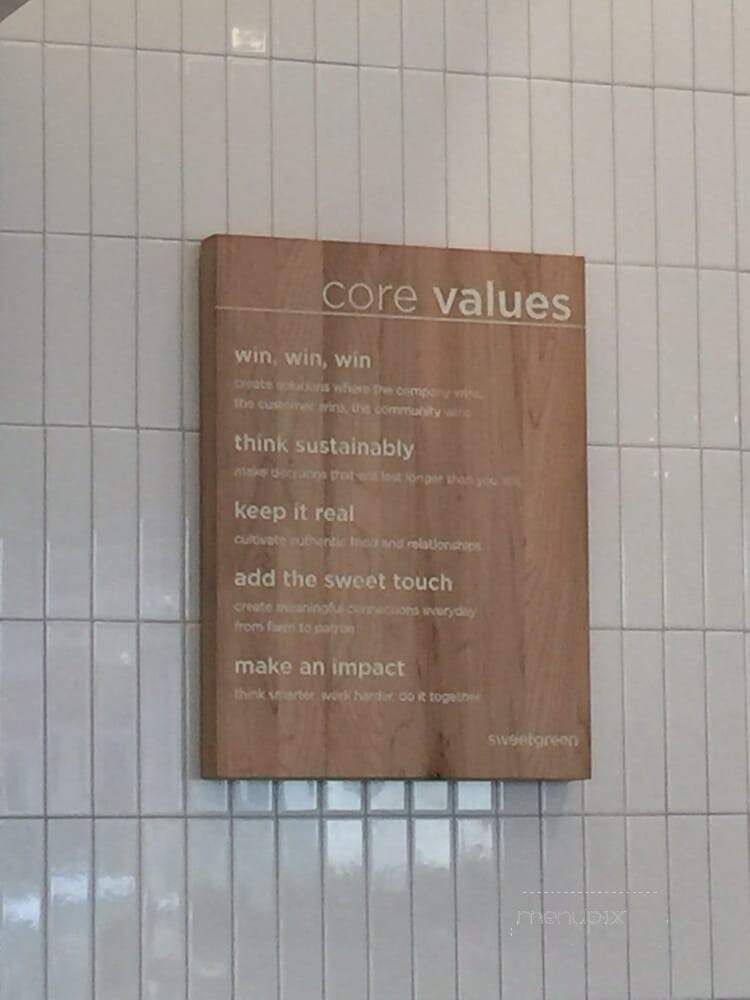 sweetgreen - Los Angeles, CA menu_pic