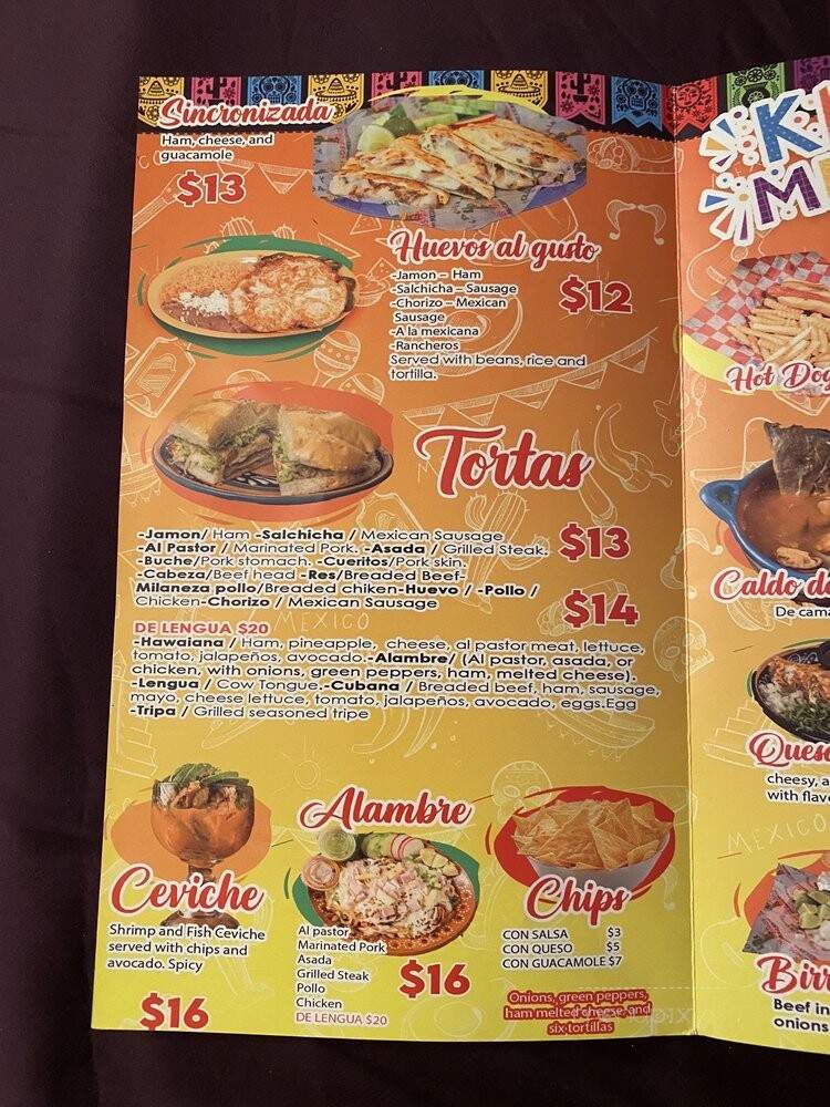 Taqueria Los Primos - Laurel, MD menu_pic