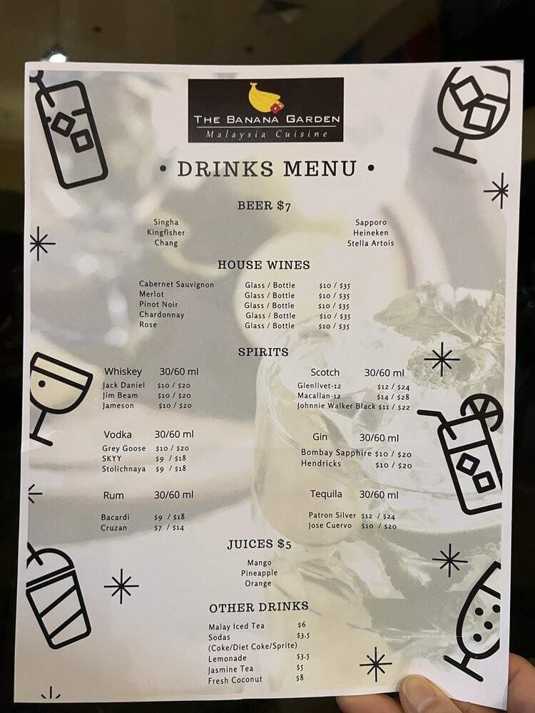 The Banana Garden - Dublin, CA menu_pic