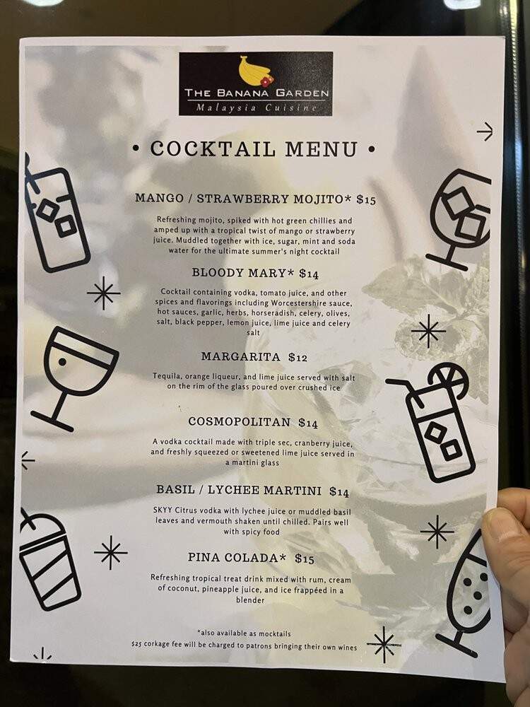 The Banana Garden - Dublin, CA menu_pic