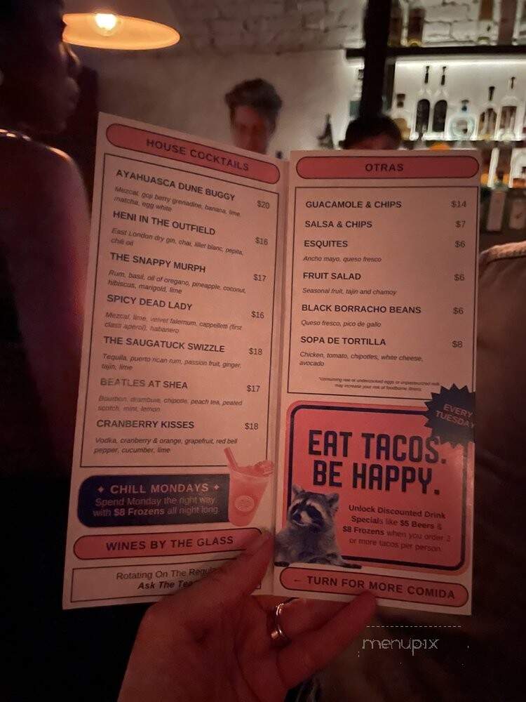 The Garret - New York, NY menu_pic