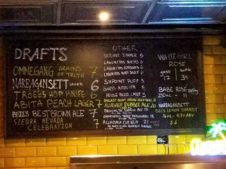 The Kitchen Sink - New York, NY menu_pic