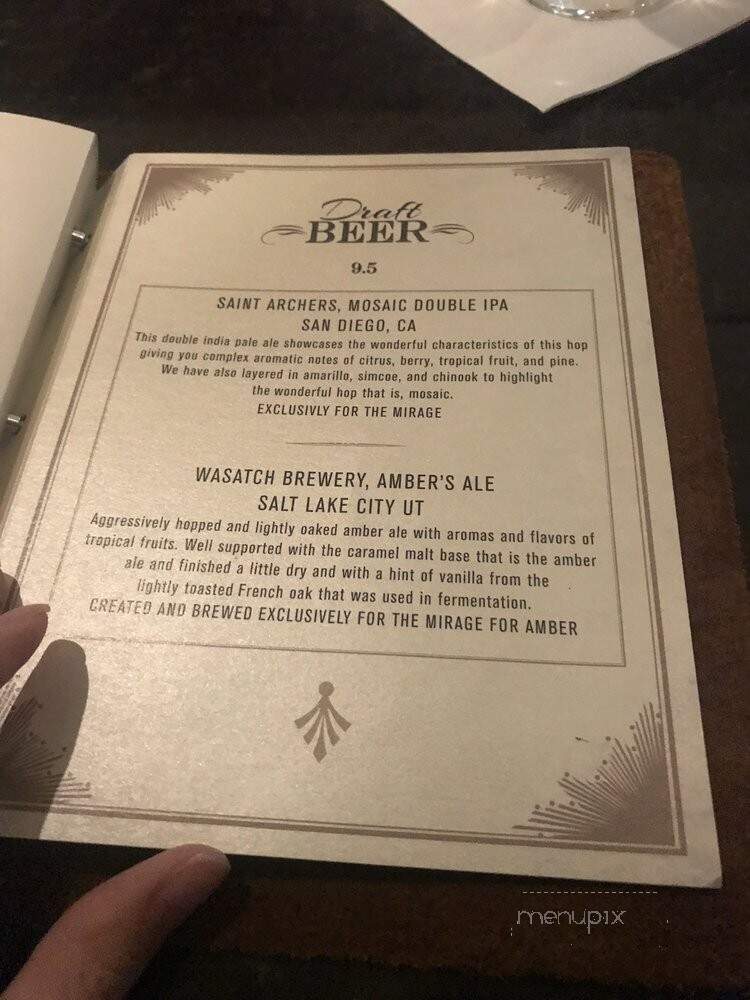 The Parlor Lounge - Las Vegas, NV menu_pic