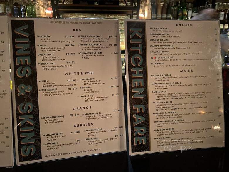The Semi-Tropic - Los Angeles, CA menu_pic
