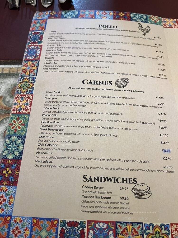 3 Margaritas - Pueblo, CO menu_pic