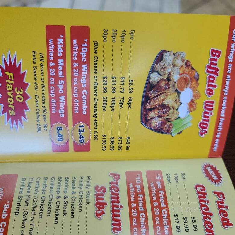 America's Best Wings - Silver Spring, MD menu_pic
