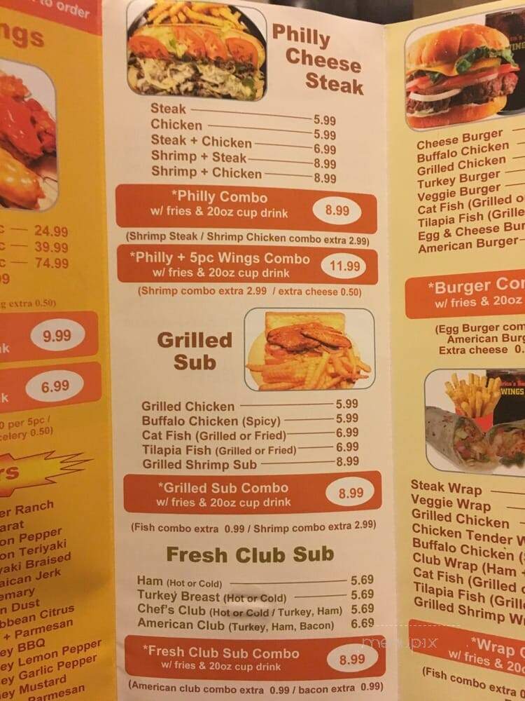 America's Best Wings - Woodbridge, VA menu_pic