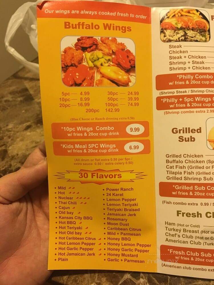 America's Best Wings - Woodbridge, VA menu_pic