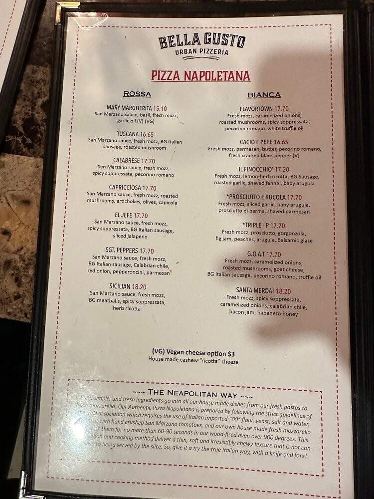 Bella Gusto Urban Pizzeria - Chandler, AZ