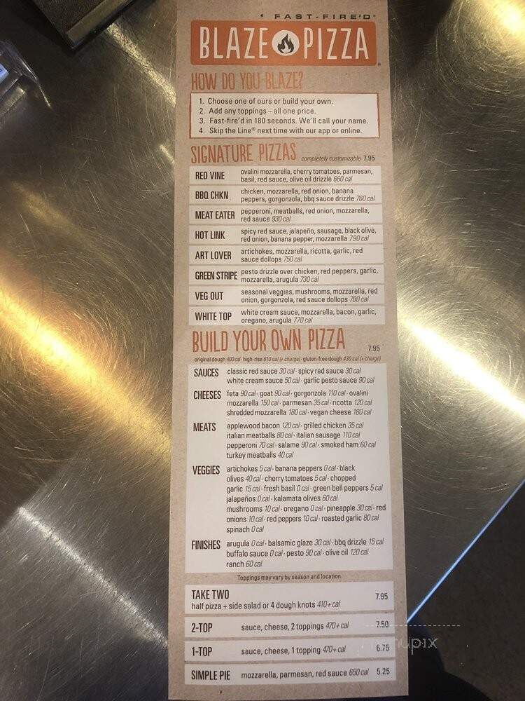 Blaze Fast-Fired Pizza - Houston, TX