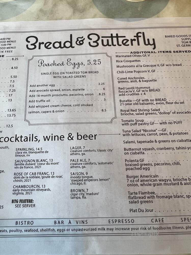 Bread & Butterfly - Atlanta, GA