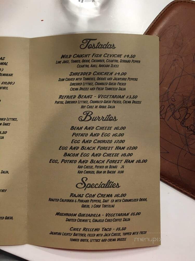 Cecilia's Taqueria - San Diego, CA menu_pic