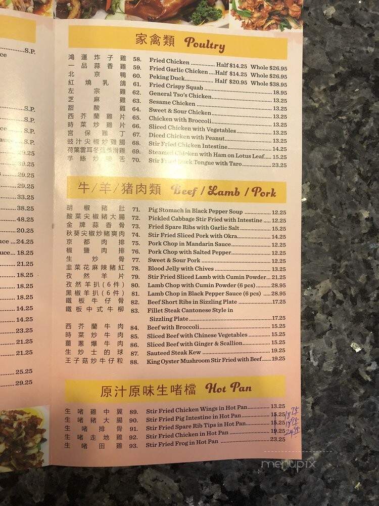 China Gourmet - Philadelphia, PA menu_pic